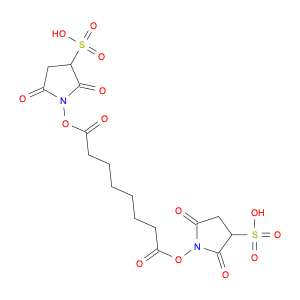 Octanedioic acid,1,8-bis(2,5-dioxo-3-sulfo-1-pyrrolidinyl) ester