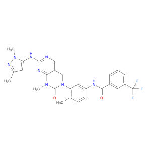 N-(3-(7-(1,3-dimethyl-1H-pyrazol-5-ylamino)-1-methyl-2-oxo-1,2-dihydropyrimido[4,5-d]pyrimidin-3...