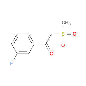 1-(3-Fluorophenyl)-2-(methylsulfonyl)ethanone