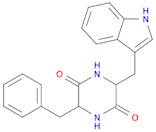 3-benzyl-6-(1H-indol-3-ylmethyl)piperazine-2,5-dione