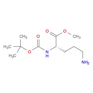 (S)-Methyl 5-amino-2-((tert-butoxycarbonyl)amino)pentanoate