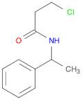 3-Chloro-N-(1-phenylethyl)propanamide