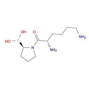 Boronic acid, [(2R)-1-[(2S)-2,6-diamino-1-oxohexyl]-2-pyrrolidinyl]-