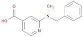 2-[Benzyl(methyl)amino]isonicotinic acid