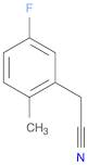 5-Fluoro-2-methylphenylacetonitrile