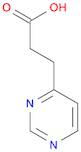 4-Pyrimidinepropanoic acid