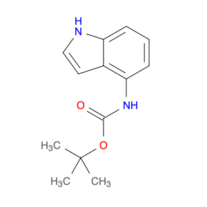 Carbamic acid,1H-indol-4-yl-, 1,1-dimethylethyl ester (9CI)