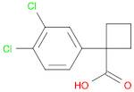 Cyclobutanecarboxylic acid, 1-(3,4-dichlorophenyl)-