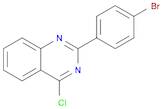 2-(4-Bromophenyl)-4-chloroquinazoline