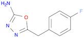 5-(4-Fluorobenzyl)-1,3,4-oxadiazol-2-amine