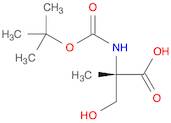 (S)-2-((tert-Butoxycarbonyl)amino)-3-hydroxy-2-methylpropanoic acid