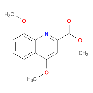 2-Quinolinecarboxylic acid, 4,8-dimethoxy-, methyl ester