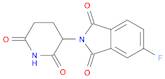 1H-Isoindole-1,3(2H)-dione, 2-(2,6-dioxo-3-piperidinyl)-5-fluoro-