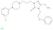 2-[3-[4-(3-chlorophenyl)-1-piperazinyl]propyl]-5-ethyl-2,4-dihydro-4-(2-phenoxyethyl)-3h-1,2,4-tri…