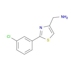 C-[2-(3-CHLORO-PHENYL)-THIAZOL-4-YL]-METHYLAMINE