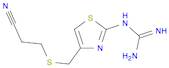 Guanidine,[4-[[(2-cyanoethyl)thio]methyl]-2-thiazolyl]- (9CI)