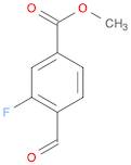 Methyl 3-fluoro-4-formylbenzoate