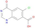 6-Chloro-4-oxo-1,4-dihydroquinazoline-7-carboxylic acid