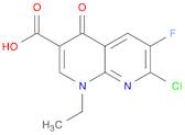 7-Chloro-1-ethyl-6-fluoro-4-oxo-1,4-dihydro-1,8-naphthyridine-3-carboxylic acid