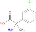 2-Amino-2-(3-chlorophenyl)propanoic acid