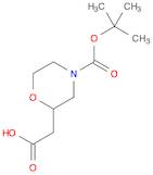 2-(4-(tert-Butoxycarbonyl)morpholin-2-yl)acetic acid