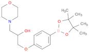 1-Morpholino-3-(4-(4,4,5,5-tetramethyl-1,3,2-dioxaborolan-2-yl)phenoxy)propan-2-ol