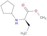 Butanoic acid, 2-(cyclopentylamino)-, methyl ester, (2R)-