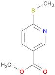 3-Pyridinecarboxylic acid, 6-(methylthio)-, methyl ester