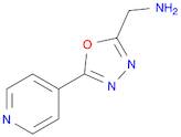 (5-(Pyridin-4-yl)-1,3,4-oxadiazol-2-yl)methanamine