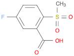 5-FLUORO-2-(METHYLSULFONYL)BENZOICACID