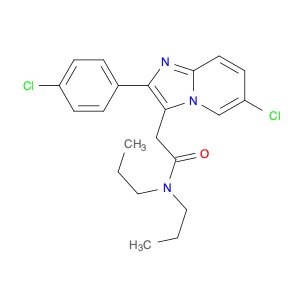 6-Chloro-2-(4-chlorophenyl)-N,N-dipropylimidazo[1,2-a]pyridine-3-acetamide