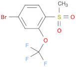 4-Bromo-1-methanesulfonyl-2-(trifluoromethoxy)benzene