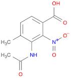 3-Acetamido-4-methyl-2-nitrobenzoic acid