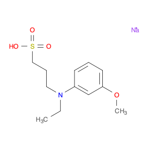 1-Propanesulfonic acid,3-[ethyl(3-methoxyphenyl)amino]-, sodium salt (1:1)