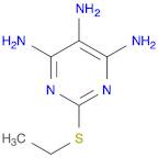 4,5,6-Pyrimidinetriamine, 2-(ethylthio)-