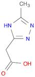 2-(5-Methyl-4H-1,2,4-triazol-3-yl)acetic acid