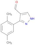 3-(2,5-DIMETHYLPHENYL)-1H-PYRAZOLE-4-CARBALDEHYDE