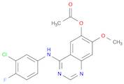 4-(3-Chloro-4-fluorophenylamino)-7-methoxyquinazolin-6-yl acetate