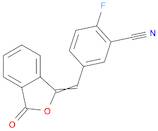 2-Fluoro-5-((3-oxoisobenzofuran-1(3H)-ylidene)methyl)benzonitrile