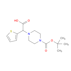 2-(4-(tert-Butoxycarbonyl)piperazin-1-yl)-2-(thiophen-2-yl)acetic acid