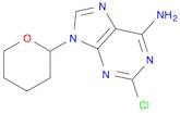 2-Chloro-9-(tetrahydropyran-2-yl)adenine