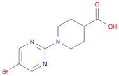 1-(5-Bromopyrimidin-2-yl)piperidine-4-carboxylic acid