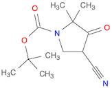 1H-Pyrrole-1-carboxylicacid, 4-cyano-2,5-dihydro-3-hydroxy-2,2-dimethyl-, 1,1-dimethylethyl ester