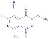 Ethyl 2-chloro-3-cyano-6-methyl-5-nitroisonicotinate