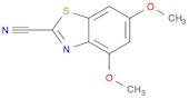 4,6-Dimethoxybenzo[d]thiazole-2-carbonitrile