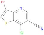 3-Bromo-7-chlorothieno[3,2-b]pyridine-6-carbonitrile