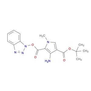 1H-Benzo[d][1,2,3]triazol-1-yl 4-((tert-butoxycarbonyl)amino)-1-methyl-1H-pyrrole-2-carboxylate