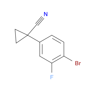 1-(4-Bromo-3-fluorophenyl)cyclopropane-1-carbonitrile