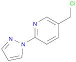 5-(Chloromethyl)-2-(1H-pyrazol-1-yl)pyridine