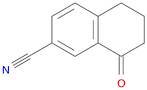 8-Oxo-5,6,7,8-tetrahydronaphthalene-2-carbonitrile